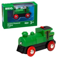 Brio 33595 Batteridrevet tovejs lokomotiv, grønt/sort- Togbaner & Tog