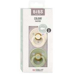 BIBS 2 pak. Colour str.2 Symmetrical - ivorysage- Sutter