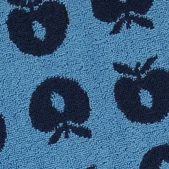 Småfolk 2 pak lille hagesmæk med æbler - Blue grotto- Hagesmække