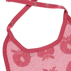 Småfolk 2 pak lille hagesmæk med æbler - Sea pink- Hagesmække