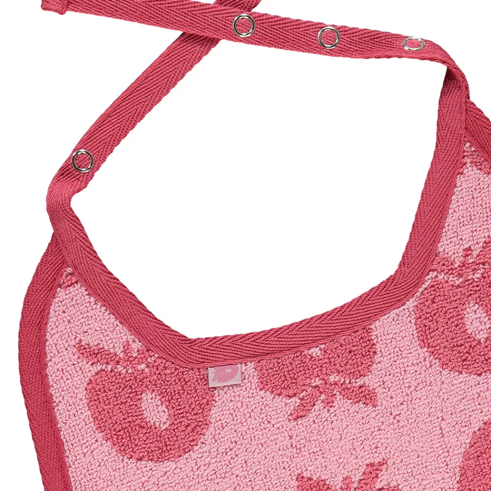 Småfolk 2 pak lille hagesmæk med æbler - Sea pink- Hagesmække