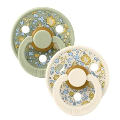 BIBS X LIBERTY 2 PK Colour Eloise Latex Size 2 Sage Mix- Sutter