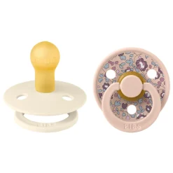 BIBS X LIBERTY 2 PK Colour Eloise Latex Size 1 Blush Mix- Sutter