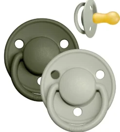 BIBS 2 pk. De Lux str. 2 - sage/hunter green- Sutter