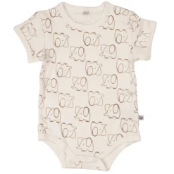 Pippi 4 Stk K/Æ Bodystockings - Offwhite 200- Multipack|Bodystocking Kortærmet