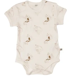 Pippi 4 Stk K/Æ Bodystockings - Offwhite 200- Multipack|Bodystocking Kortærmet