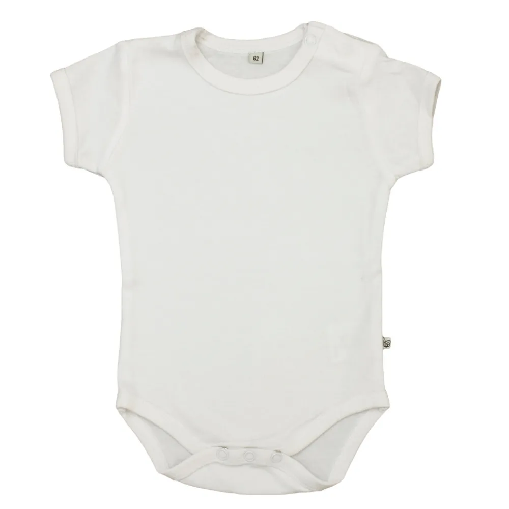 Pippi 4 Stk K/Æ Bodystockings - White 100- Bodystocking Kortærmet|Multipack
