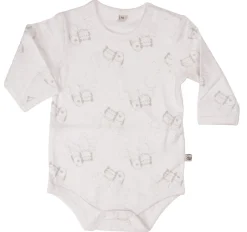 Pippi 4 Stk L/Æ Bodystockings - Offwhite 200- Multipack|Bodystocking Langærmet