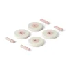 MODU 4 x Foam wheels Sand Grey / Soft Rose- Store Byggesæt|Tumlemøbler