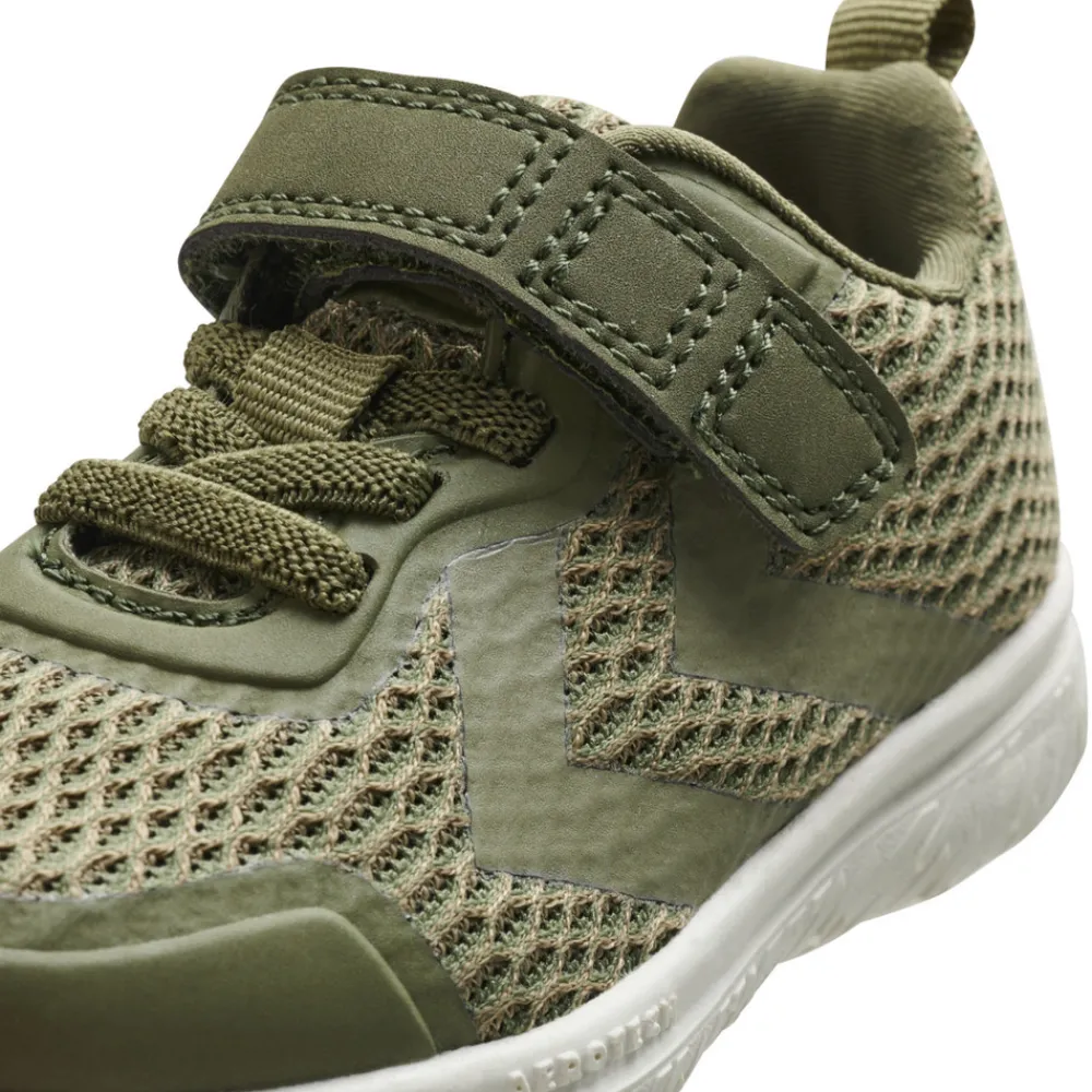 hummel Actus recycled infant - Depep green- Sneakers Med Velcro|Sportstøj