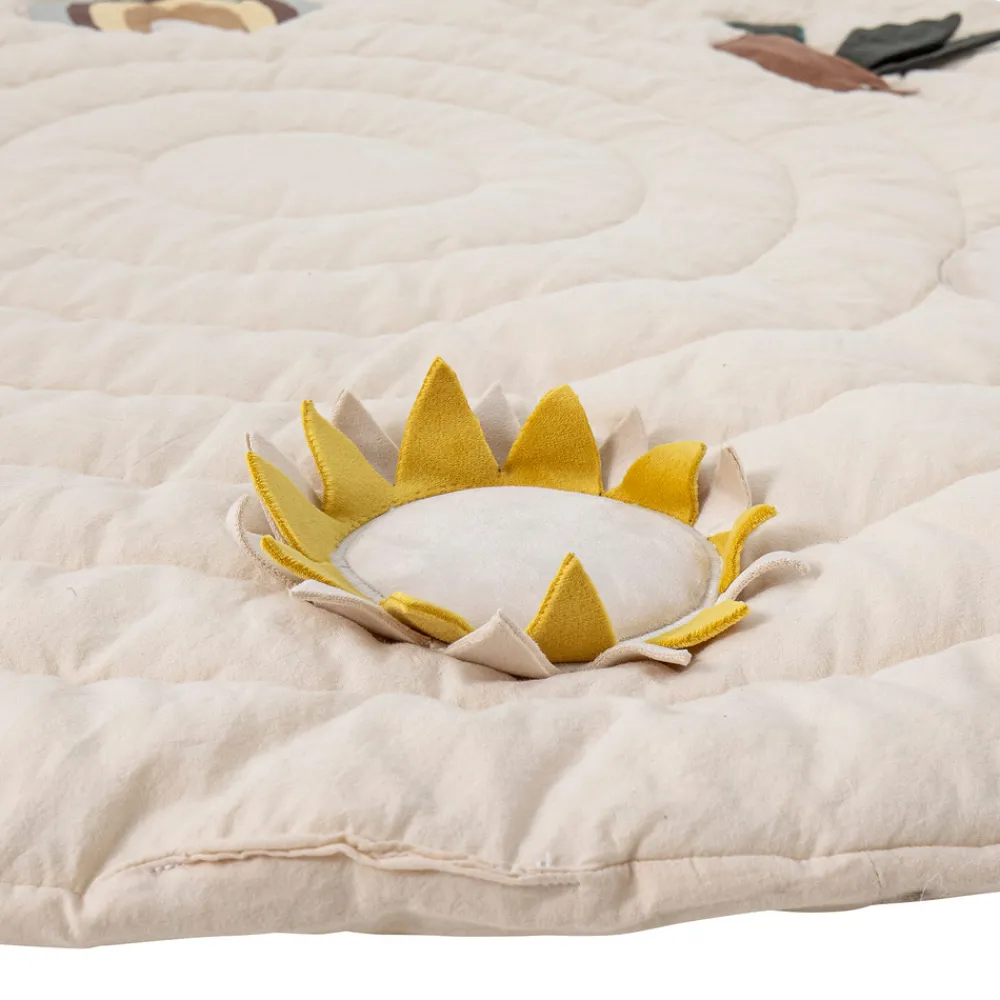 Bloomingvillemini Agnes Legetæppe, Hvid-Børn Gulvtæpper