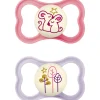 MAM Air Night 6-16m Silicone Pink- Sutter