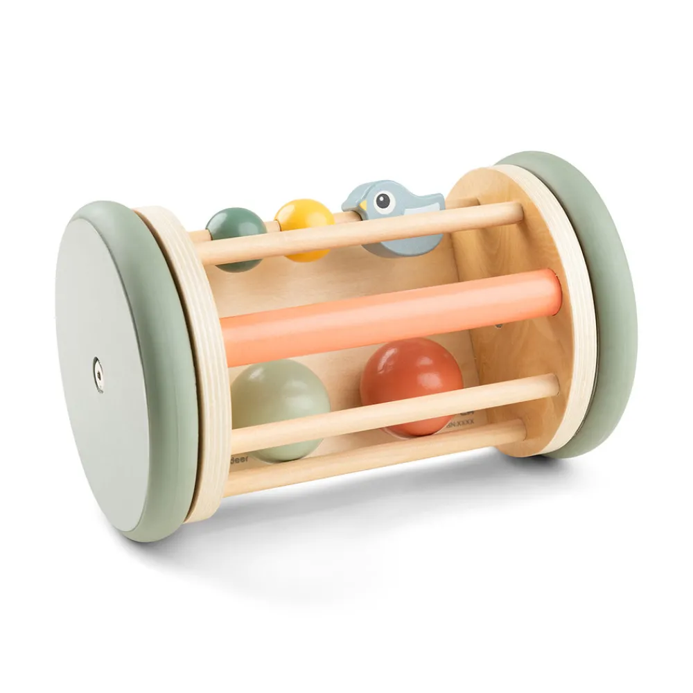 Done By Deer Aktivitets- & rullespejl Birdee Farvemix- Trælegetøj