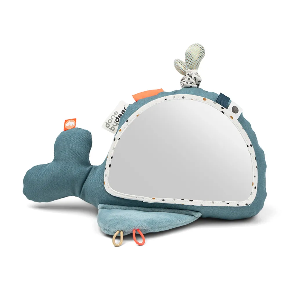 Done By Deer Aktivitets gulvspejl Wally Blå- Aktivitetslegetøj