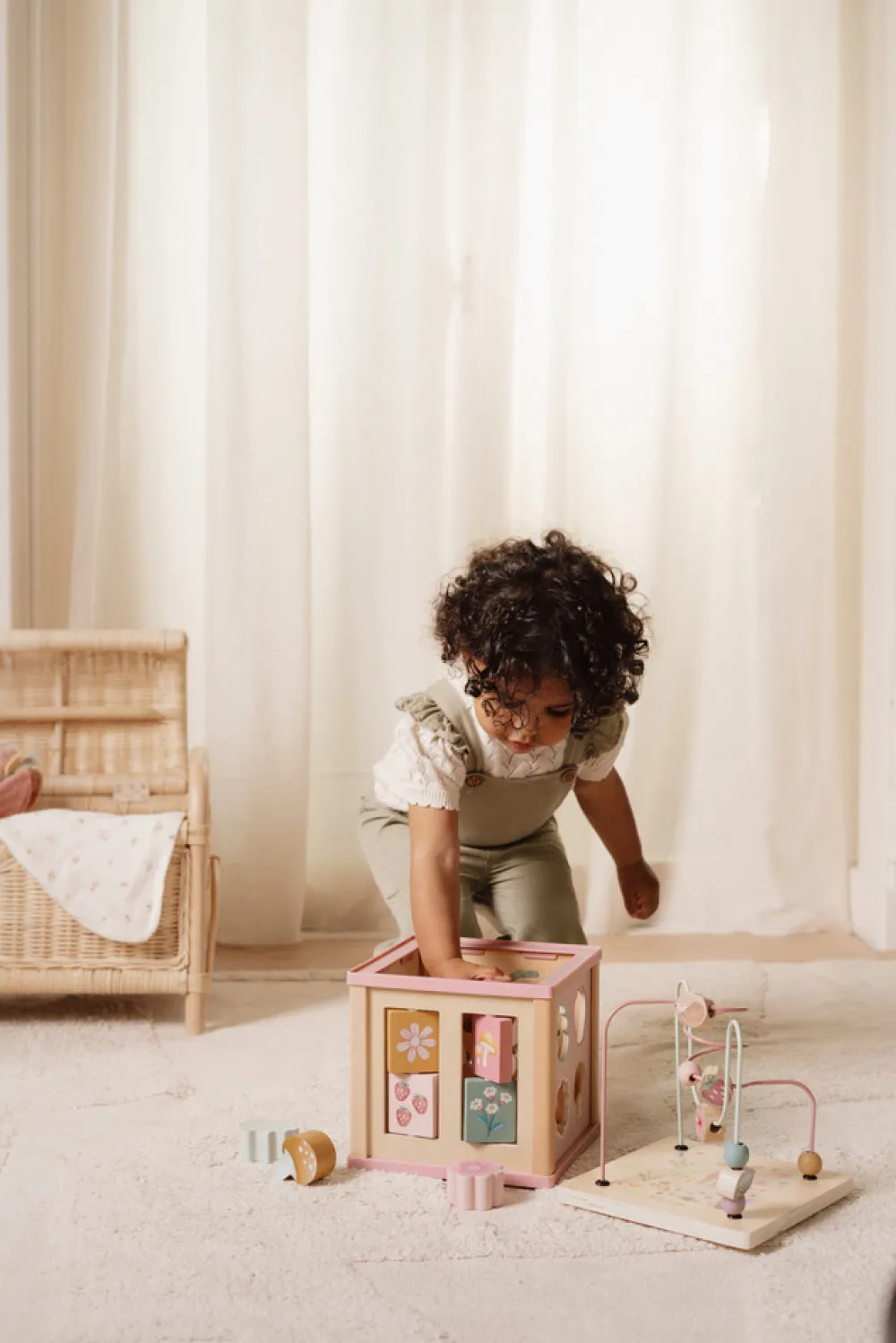 Little Dutch Aktivitetskube Fairy Garden- Aktivitetslegetøj