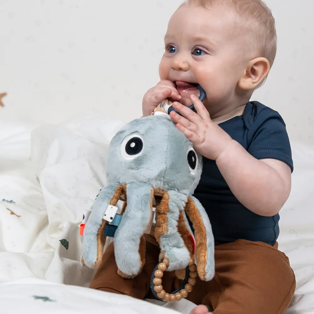 Done By Deer Aktivitetslegetøj Jelly Blå- Legetøj Til Barnevogne & Autostole