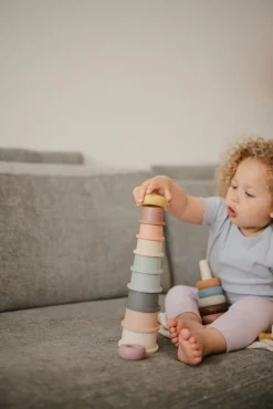 MUSHIE Aktivitetslegetøj Stablekopper - Original- Stabelklodser