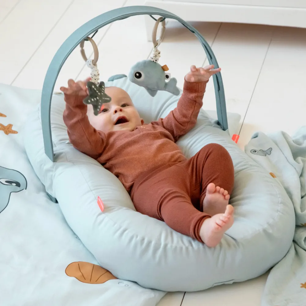 Done By Deer Aktivitetsophæng 2 stk. Wally - Blå- Legetøj Til Barnevogne & Autostole