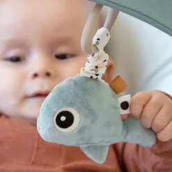 Done By Deer Aktivitetsophæng 2 stk. Wally - Blå- Legetøj Til Barnevogne & Autostole