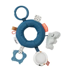Done By Deer Aktivitetsring Blå- Legetøj Til Barnevogne & Autostole