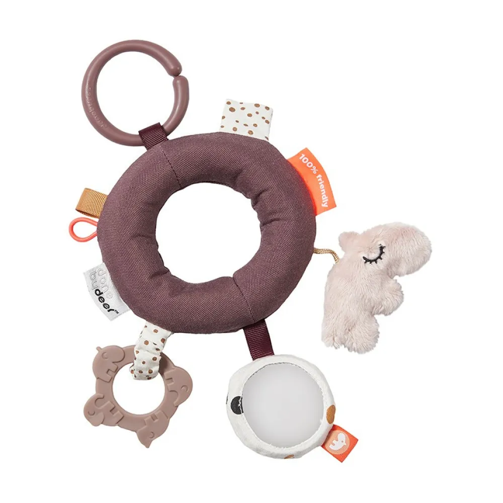 Done By Deer Aktivitetsring Pudder- Legetøj Til Barnevogne & Autostole