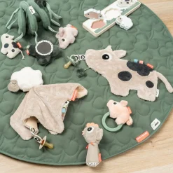 Done By Deer Aktivitetsspiral Tiny farm Grøn- Aktivitetslegetøj