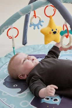 Scandinavian Baby Products Aktivitetsstativ m. 5 stykker legetøj - ZOO- Aktivitetstæpper