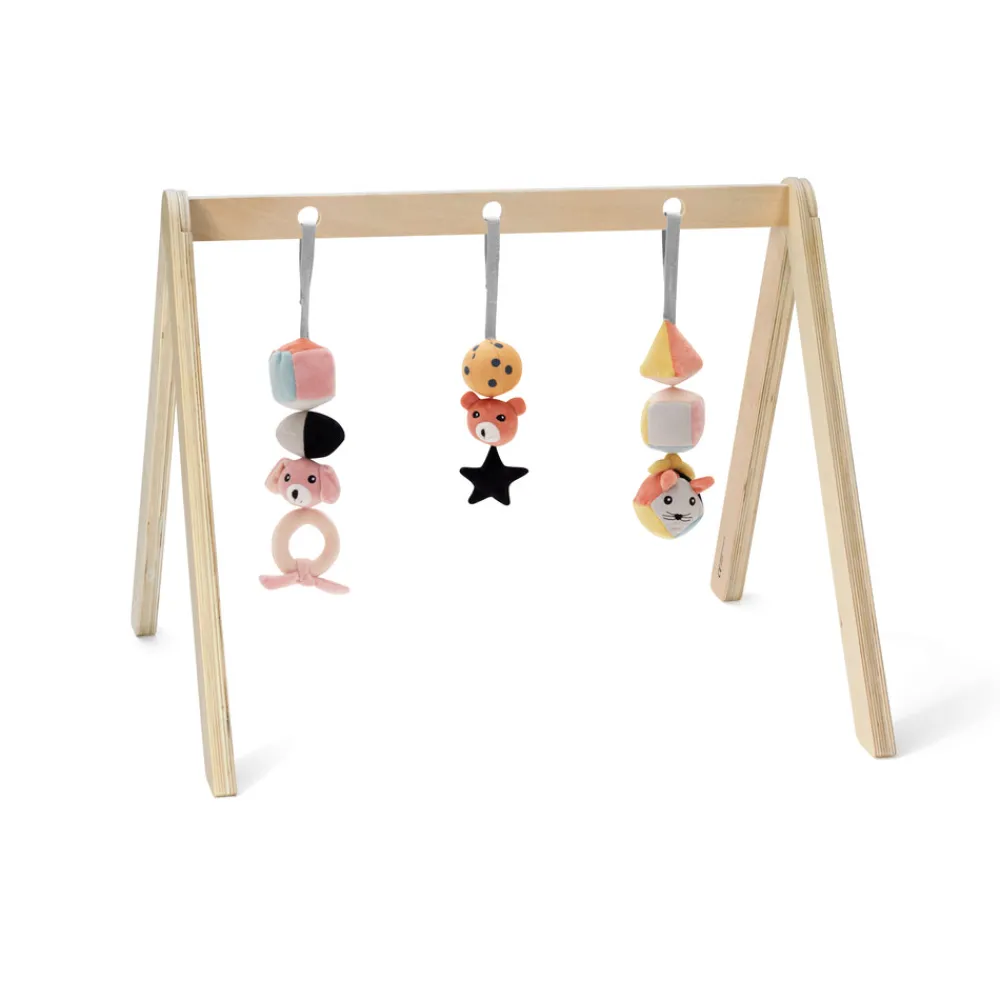 KIDSCONCEP Aktivitetstativ, natur- Aktivitetstæpper