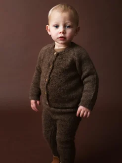 Serendipity Organics Alpaca Uld Suri Cardigan - PINE CONE- Uldoverdele