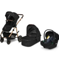 Lionelo Amber 3-i-1 - Black onyx- Kombivognspakker|Vognpakker