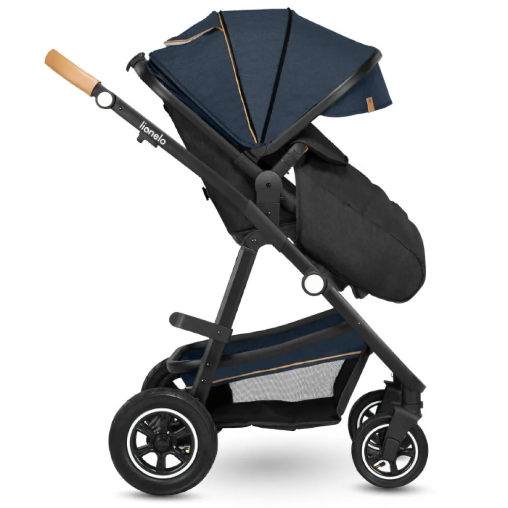 Lionelo Amber 3i1 duovogn - blue navy- Vognpakker|Kombivognspakker