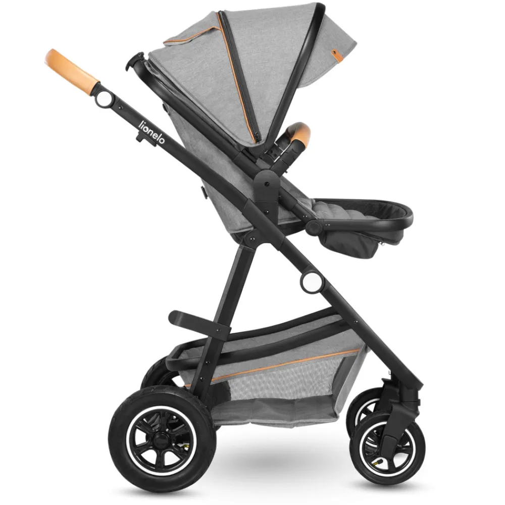 Lionelo Amber 3i1 duovogn - grey stone- Vognpakker|Kombivognspakker
