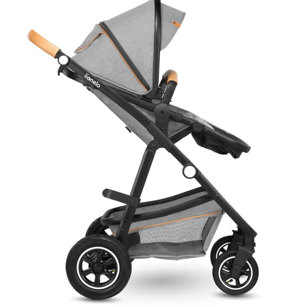 Lionelo Amber 3i1 duovogn - grey stone- Vognpakker|Kombivognspakker