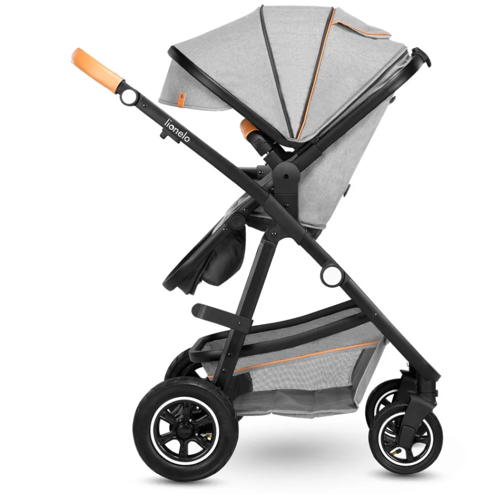 Lionelo Amber 3i1 duovogn - grey stone- Vognpakker|Kombivognspakker