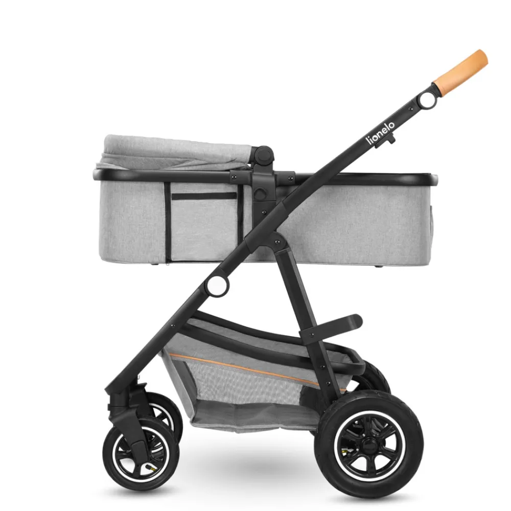 Lionelo Amber 3i1 duovogn - grey stone- Vognpakker|Kombivognspakker