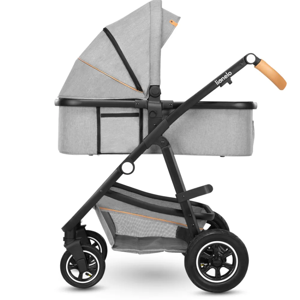 Lionelo Amber 3i1 duovogn - grey stone- Vognpakker|Kombivognspakker