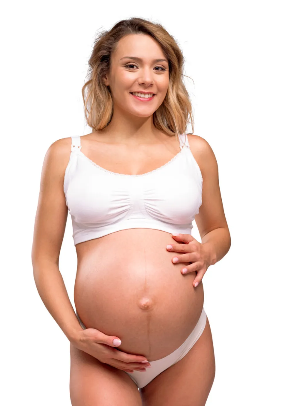 Carriwell Amme BH Med Gelé Bøjle og Indlæg - Hvid- Amme Bh'Er