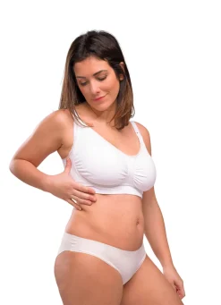 Carriwell Amme BH Med Gelé Bøjle og Indlæg - Hvid- Amme Bh'Er