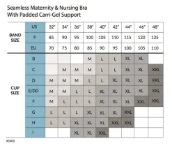 Carriwell Amme BH Med Gelé Bøjle og Indlæg - Sort- Amme Bh'Er