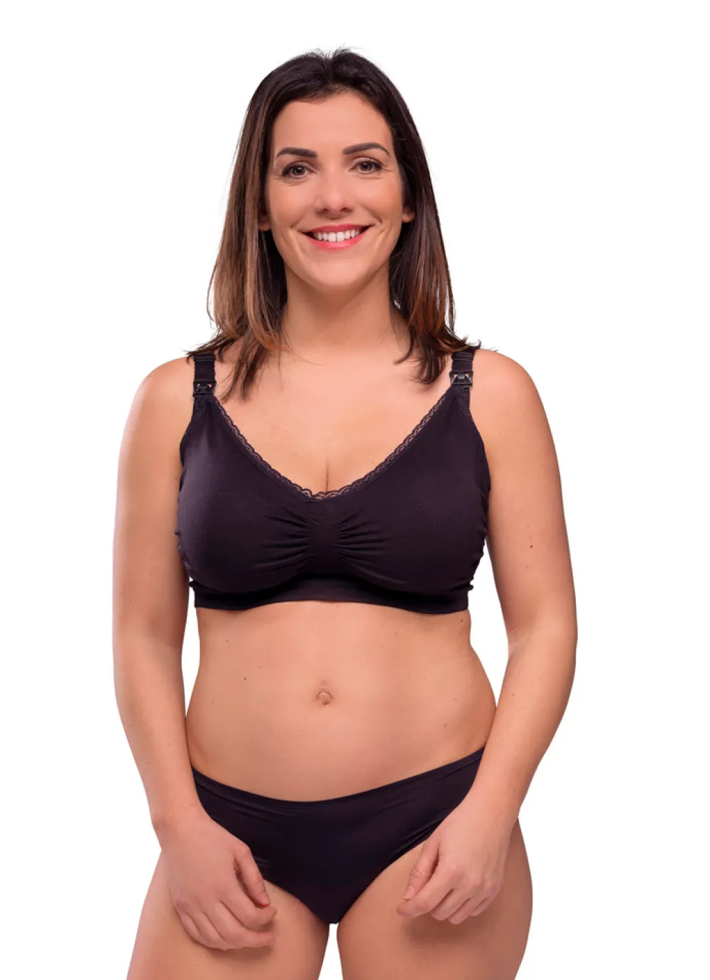 Carriwell Amme BH Med Gelé Bøjle og Indlæg - Sort- Amme Bh'Er