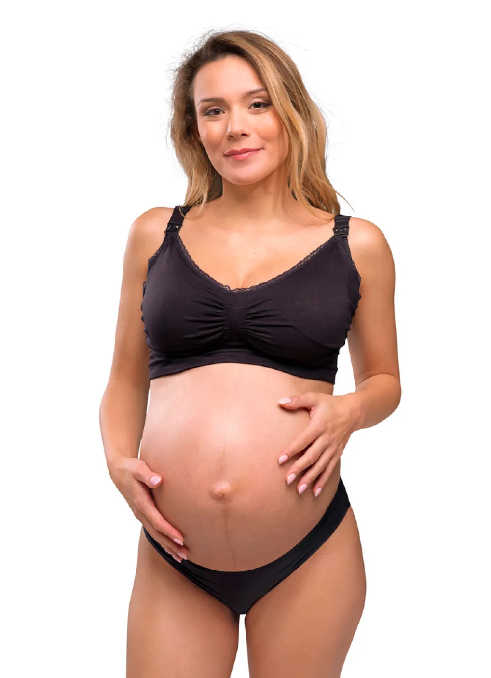 Carriwell Amme BH Med Gelé Bøjle og Indlæg - Sort- Amme Bh'Er
