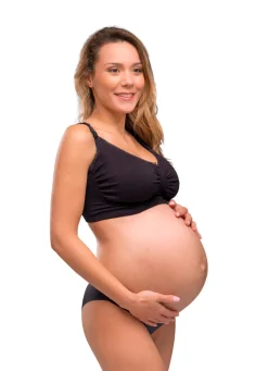 Carriwell Amme BH Med Gelé Bøjle og Indlæg - Sort- Amme Bh'Er