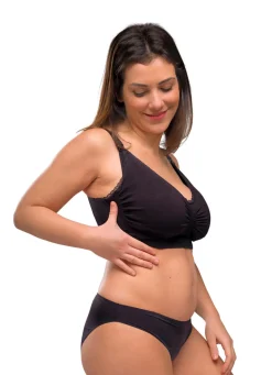 Carriwell Amme BH Med Gelé Bøjle og Indlæg - Sort- Amme Bh'Er