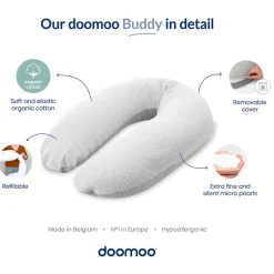 Doomoo Amme og graviditetspude - svampe-Børn Graviditetspuder|Ammepuder