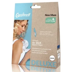 Carriwell Ammeindlæg i Natur Silke - white 6 stk.- Ammeindlæg/Ammebrikker