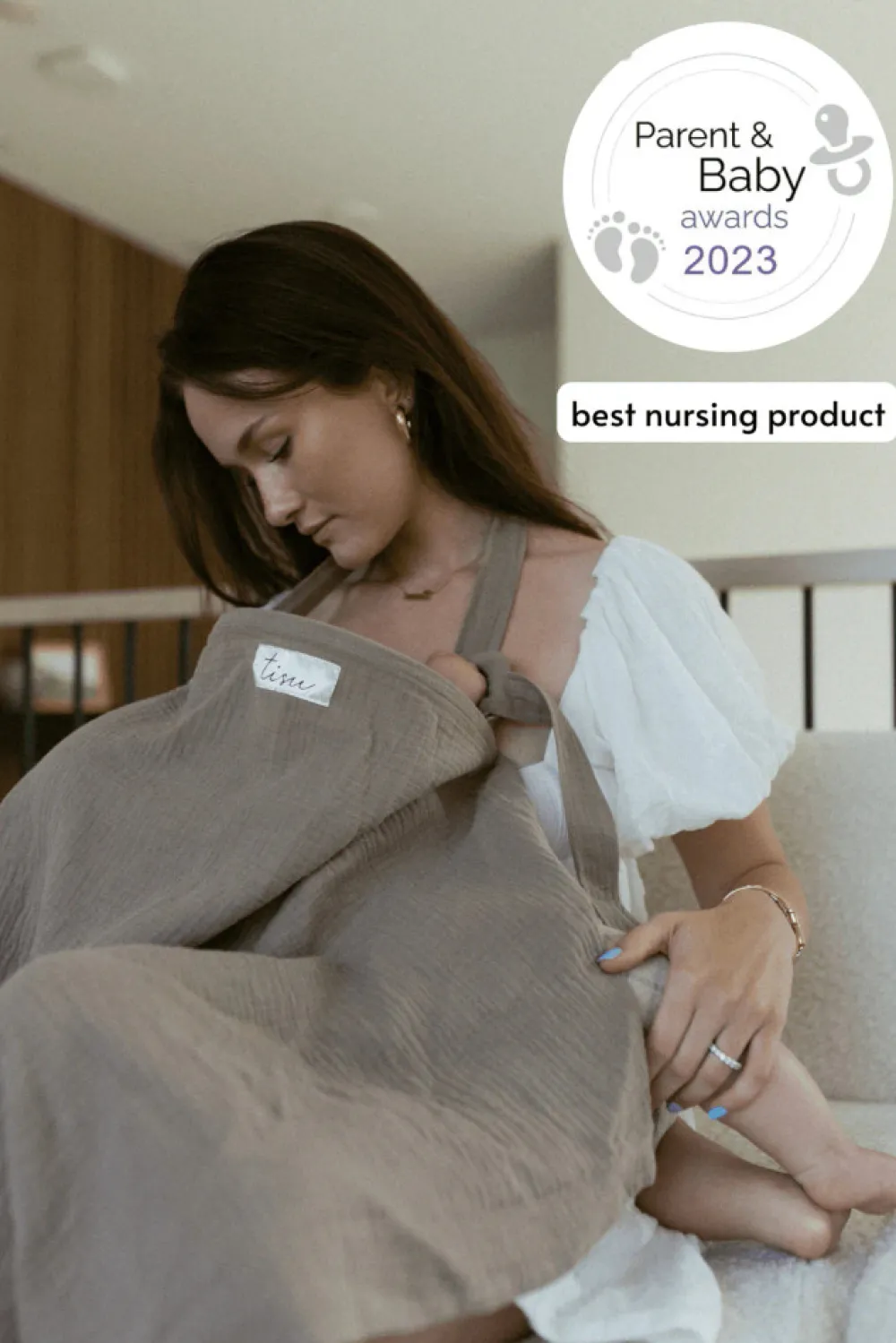 TISU Ammesvøb - taupe-Børn Ammesvøb