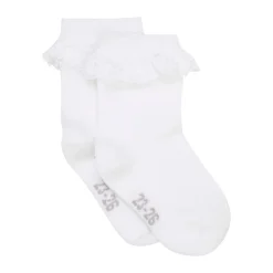 BeKids Ankel Strømper m. Blonde 2-pack - White- Strømper