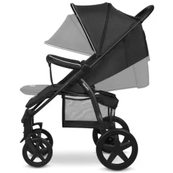 Lionelo Annet Plus klapvogn - black carbon- Klapvogne Med Flade Sæder