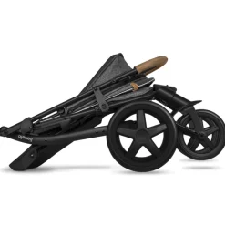 Lionelo Annet Plus klapvogn - stone caramel- Klapvogne Med Flade Sæder