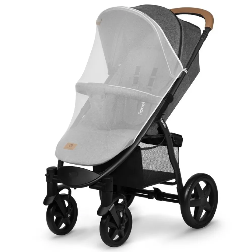 Lionelo Annet Plus klapvogn - stone caramel- Klapvogne Med Flade Sæder